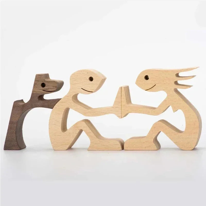 Custom Pet Wood Sculpture – The Love Between You & Your Pet