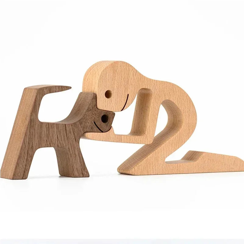 Custom Pet Wood Sculpture – The Love Between You & Your Pet