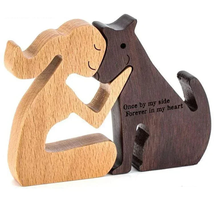 Custom Pet Wood Sculpture – The Love Between You & Your Pet